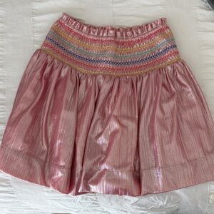 Peek Pink Shimmer Kids Skirt